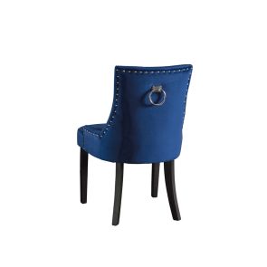 Torino Dining Chair with Back Ring - Ink Blue