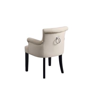 Positano Carver Chair with Back Ring - Cream