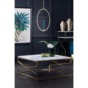 Alhambra Brass Coffee Table