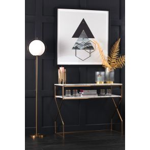 Alhambra Brass Console Table