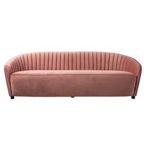 Alice Three Seat Sofa - Blush Pink