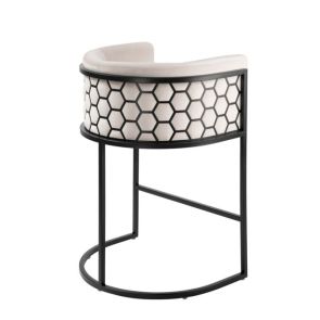 Alveare Counter Stool Black - Chalk