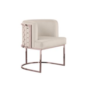 Alveare Dining chair Copper - Chalk