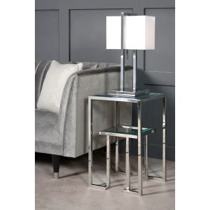 Anta Silver Side Table