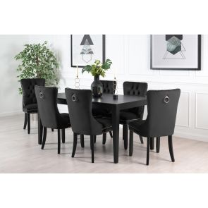 Antoinette Black Dining Chair