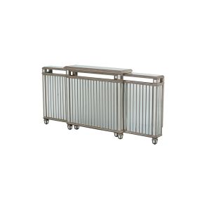 Cache-radiateur ajustable en miroir Antoinette