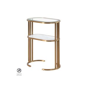 Aria Side table Brass