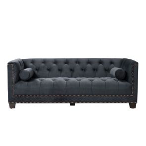 Bankes Three Seat Sofa - Black