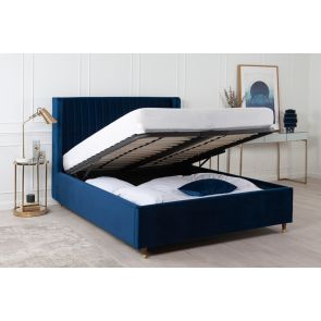 Baxter Bed met opbergruimte Royal Blauw