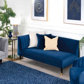 Baxter Daybed Linkerhoek Navy Blauw