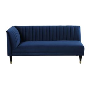 Baxter Longue Chaise (cote gauche) – Bleu Marine 