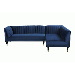 Baxter Right Hand Corner Sofa – Navy Blue