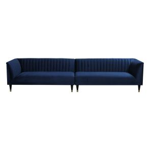 Baxter 6-zitsbank Navy Blauw