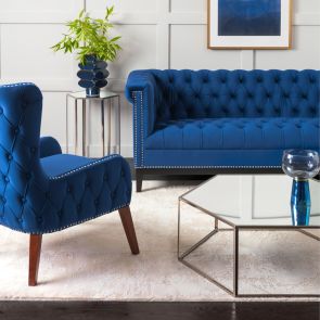 Bergman 2-Sitzer Sofa - Marinenblau