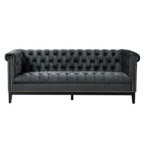 Bergman 3-Sitzer Sofa - Schwarz