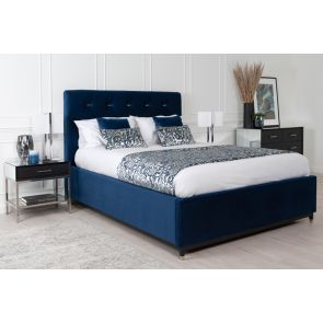 Bonn Bed met opbergruimte - Royal Blauw