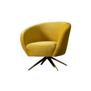 Brodie Swivel Chair - Mustard