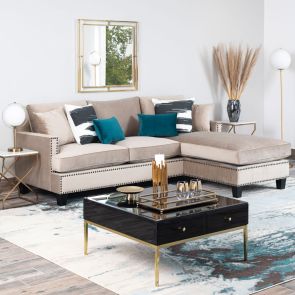 Brunswick Universal Corner Sofa – Taupe