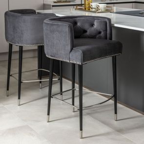 Carter Bar stool - Storm Grey