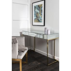 Lorenzo Toughened Mirror Console Table