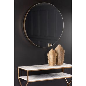 Eclipse Illuminated Mirror Champagne Gold