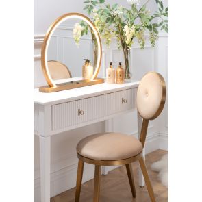 Elara Brass Dressing Mirror 