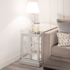 Etienne Grey Side Table