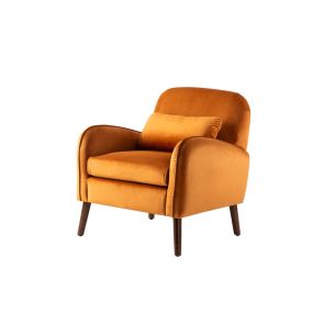 Fauteuil Eva, citrouille