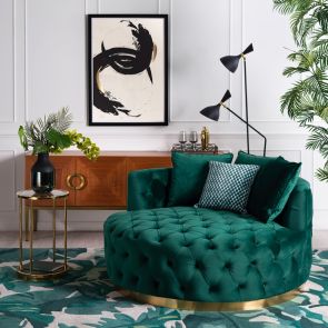 Frankfurt Loveseat - Verde botella 