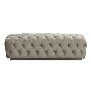 Frankfurt Large Ottoman - Taupe