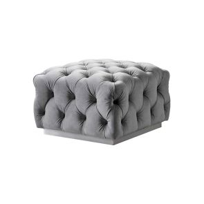 Frankfurt Footstool - Dove Grey