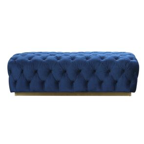 Frankfurt Large Ottoman - Navy Blue