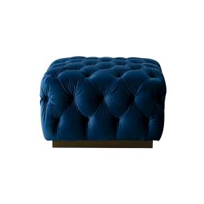 Frankfurt Footstool - Navy Blue