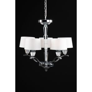 Freeman 5-Armige Hanglamp Kristal