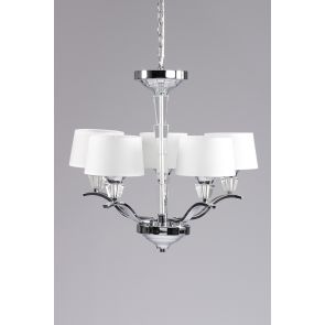 Freeman Five Light Crystal Pendant