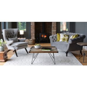 Ramona Two Seat Sofa - Dove Grey