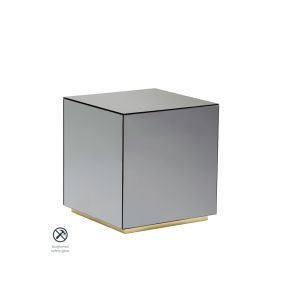 Hallie Smoked Mirror Cube