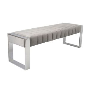 Judd Bench Silver - Dove Grey