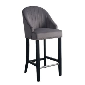 Kariss Bar stool - Smoke Grey