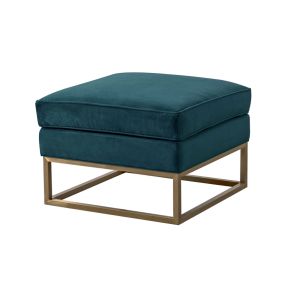 Kenza Footstool - Peacock