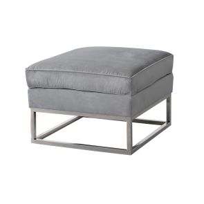 Kenza Footstool  - Dove Grey