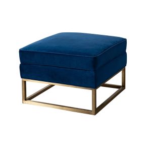 Kenza Footstool - Blue