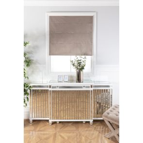 Cache-radiateur ajustable en miroir Leonore 