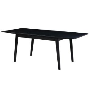 Capri - Mesa de comedor con prolongación - Negro