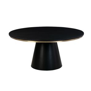 Brewster - Mesa de comedor - Negro, de 6 a 8 personas