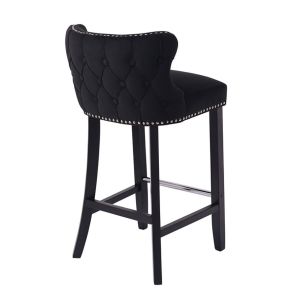 Tabouret de bar Margonia, noir