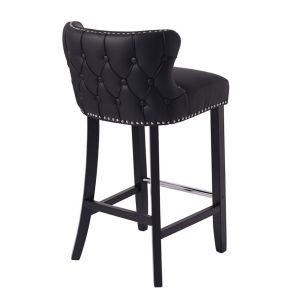 Margonia Bar stool Black PU Leather