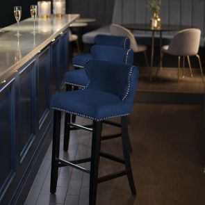 Margonia Bar stool Ink Blue