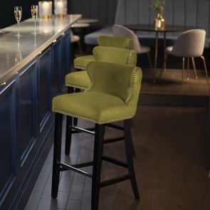 Tabouret de bar Margonia, olive