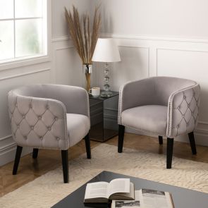 Margonia Tub Chair - Dove Grey